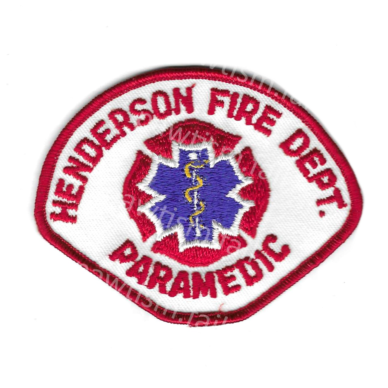 Henderson Fire Department Paramedic Patch, HFD Nevada NV