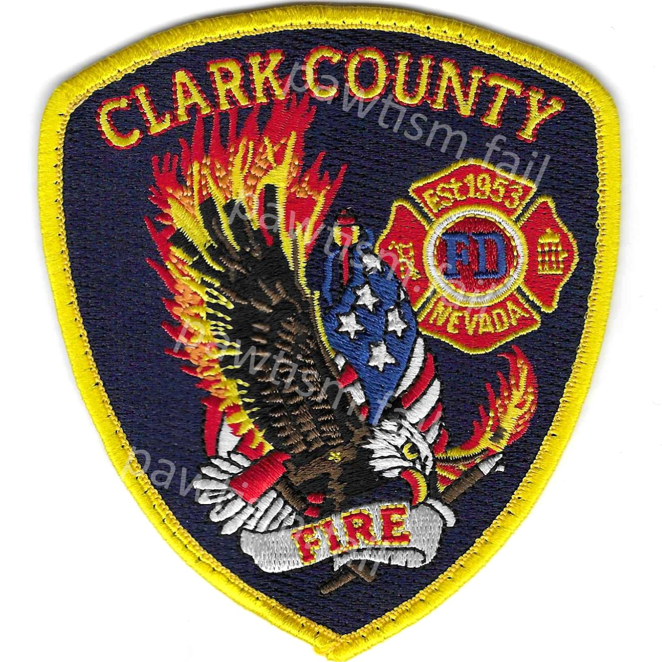 Clark County Fire Department Patch, CCFD Las Vegas Nevada NV