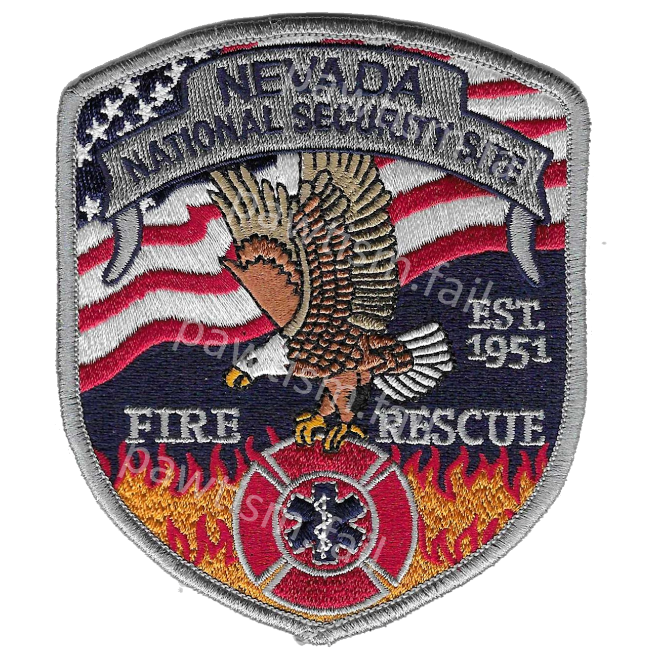Nevada National Security Site Fire & Rescue Patch, NNSSFR/NNSSFD